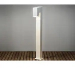 Moderne Pollerleuchte Pollux In Wei&szlig;, H&ouml;he 100cm