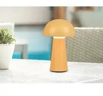 Reality Leuchten - Kleine Akku Tischleuchte Lennon Per Usb Aufladbar Gelb, H&ouml;he 21cm