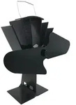 Firefix - Kaminofen Ventilator Ofen Stromlos Schwarz Ger&auml;uschlos Kamin Holzofen