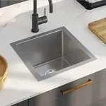 Vidaxl Handgemachte Einbausp&uuml;le Edelstahl