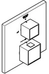 Grohtherm Cube Thermostat-wannenbatterie F&uuml;r Rapido - Grohe