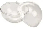 Glorex Kunststoff-kugel &Oslash; 12cm Transparent Kunststoffkugel Bastelkugel