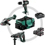 Metabo Akku Combo Set 3.1 18 V, Sb 18 Lt Bl + W 18 L 9-125 Quick + Kh 18 Ltx 24,