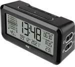 Tfa Dostmann - 60.2562.01 Funk Wecker Schwarz, Silber Alarmzeiten 2 Gro&szlig;es Display