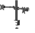 Hama Monitorhalterung 2 Monitore 33-89cm, Schwenkbar/neigbar