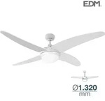 Edm - Deckenventilator Modell Caspio White Leistung: 60w Fl&uuml;gel: &Oslash;132cm Mit