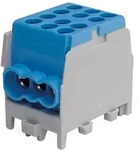 Hauptleitungs-abzweigklemme - Blau, 2x Eingang 25 Mm2 4x Ausgang 16 Mm2, 1-polig