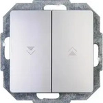 Kopp - Paris &ndash; Jalousieschalter, Farbe: Silber - 651520089
