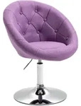Svita - Havanna Sessel Lounge Violett Clubsessel Barhocker Drehsessel Retro