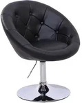Svita - Havanna Sessel Lounge Clubsessel Barhocker Drehsessel Retro Schwarz