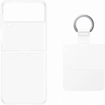 Samsung Clear Cover Mit Ring F&uuml;r Galaxy Z Flip4, Transparent