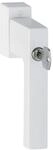 Hoppe - Fenstergriff Toulon Sperrzylinder Secustik, Vk 32-42 Mm, Weiss