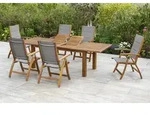 Acapulco Set 7tlg 6x Klappsessel 1x Az-tisch