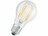 Led base Classic A75, klare Filament LED-Lampen aus Glas für E27 Sockel, Birnenform,
