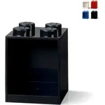 Lego Brick Wandregal Mit 4 Noppen Ablagebox - Schwarz