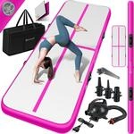 Turnmatte Aufblasbar Airtrack Fitness-matte Gymnastikmatte 3/4/5/6m Inkl. Tragetasche