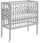 Vitalispa - Beistellbett Sophie, Grau, 94 X 90 Cm 2 Seitenschienen