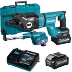 Sds-plus 40 V Max. Li-ion-bohrhammer &ndash; 28 Mm Xgt Mit Saugset &ndash; Makita Mit 2...
