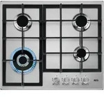 Aeg Hgb64400sm Silber Integriertes 60 Cm Kochfeld De Gas 4 Zone(n)