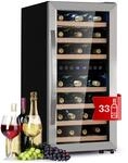 Klarstein - Weink&uuml;hlschrank Freistehend, Kleiner Getr&auml;nkek&uuml;hlschrank Schmal, 2