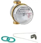 Wasser Gerate - Wohnungswasserz&auml;hler Eco Qn 1,5 - 1/2 X 80 Mm - Warm Eichung 2024