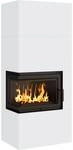 Kaminofen Kratki Simple Box Stahl Weiss Links 8 Kw Holzofen Bausatz Kamin