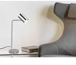 Marley Nickel Spot Zylinder-tischlampe H45 Trio Lighting
