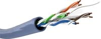 Cat 6a Netzwerkkabel, U/utp, Blau, Kupferleiter (cu), Awg 23/1 (solid), Halogenfreier