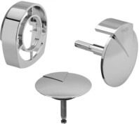 Viega - Ausstattungsset Multiset Trio 6161.05 Rosette, Zulaufabdeckung Chrom...