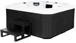 Home Deluxe - Outdoor Whirlpool - Sea Star Plus Treppe Und Thermoabdeckung -...