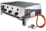 Dema - Gasbr&auml;ter Gasgrill Mit Grillrost Gastrobr&auml;ter Tischgrill 3-flammig