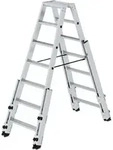 Munk Stufen- Stehleiter Treppeng&auml;ngig Beidseitig Begehbar 2x7 Stufen