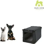 Maelson - Soft Kennel Transportbox Mit Tragegriffen, Faltbar - Anthrazit - 52 X 33 X