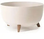 Siena Garden - Pflanzgef&auml;&szlig; Oslo Creme 47 Cm Kunststoff/holzfasern Auf F&uuml;&szlig;en Mit