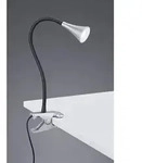 Defibrico - Led Klemmleuchte Viper 1 Flammig Kunststoff Schwanenhalslampe In