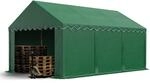Toolport Lagerzelt 3x6 M Industriezelt Unterstand Pvc Plane 750 N Dunkelgr&uuml;n...
