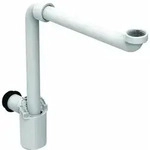 Zubeh&ouml;r - Direktsiphon F&uuml;r Waschtisch, Raumsparmodell, G 1 1/4, Durchmesser 40 Mm,