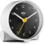 Bc 01 Wb Quarzwecker Wei&szlig; - Braun