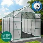 Brast Gew&auml;chshaus Aluminium Mit Fundament Rostfrei T&uuml;v Gepr&uuml;ft 6mm Platten