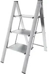 Colombo - Treppe Hocker Mit 3 Stufen Aus Schwarzem Aluminium Leonardo 3