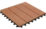 Floordirekt - Klickfliesen Wpc Royal Hellbraun 30 X 30 Cm