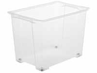 Aufbewahrungsbox evo Easy mit Rollen 65 l transparent Boxen, Körbchen & Kisten -