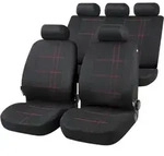 Carcomfort - Walser Autositzbezug Nashville Komplett-set Schwarz Sitzbezug