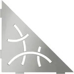 Schluter - Schl&uuml;ter Ses1d6eb-s1 Ablage Curve 210x210mm Edelstahl Geb&uuml;rstet
