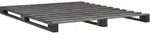 Palettenbett Grau Massivholz Kiefer 160&times;200 Cm Vidaxl