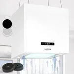 Klarstein - Kronleuchter Smart Inselabzugshaube 595m3/h App-steuerung Led-panel