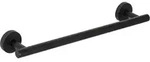 Badetuchstange Bosio Schwarz Matt, Handtuchstange, Rostfrei, 40 Cm, Schwarz,