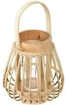 Rattan-laterne 14x16 Atmosphera Cr&eacute;ateur D'Int&eacute;rieur