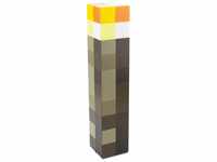 Minecraft Fackellampe Torch light, Tisch -und Wandleuchte braun/gelb, 2