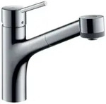 Sp&uuml;ltischmischer 170 Talis M52 Ausziehbrause 2jet Sbox Chrom - Hansgrohe